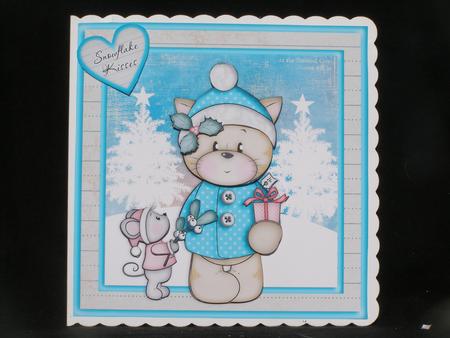 Christmas Kitty & Friend Mini Kit by Susan Smith