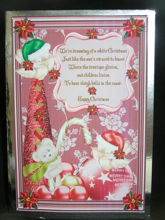 Were Dreaming of a White Christmas Topper by Susan Smith