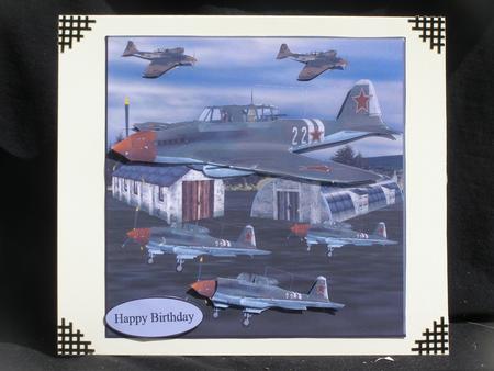 The Old Air Plane Hanger & Decoupage by Susan Smith
