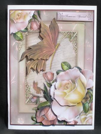 Golden Roses & Butterfly Mini Kit by Susan Smith