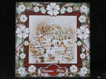 Floral Festivities - 8" Square Card Pyramage Mini-kit by Susan Smith
