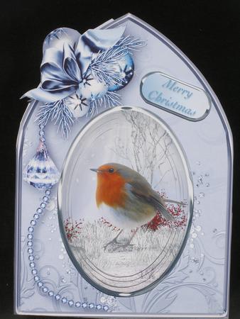 Little Robin Redbreast - Arched Card Mini Kit by Susan Smith