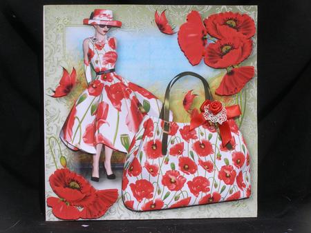 Handbags & Gladrags Pretty Poppies by Susan Smith