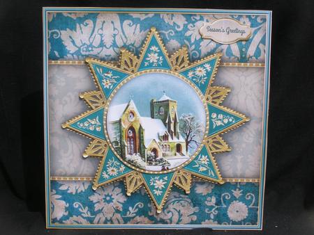 Snowy Church 8x8 Mini Kit by Susan Smith