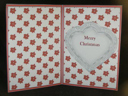 Heart Frame Sketch - Silver Christmas 1 Insert 2 by Susan Smith
