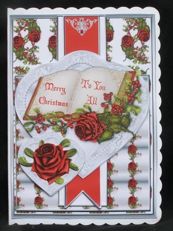 Heart Frame Sketch - Silver Christmas 3 by Susan Smith