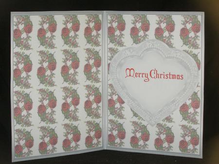Heart Frame Sketch - Silver Christmas 3 Insert by Susan Smith