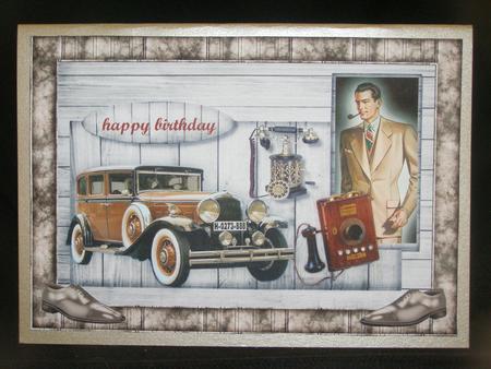 Male Card Gentleman by Susan Smith