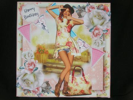 Festival Fashion Card Front Kit by Susan Smith