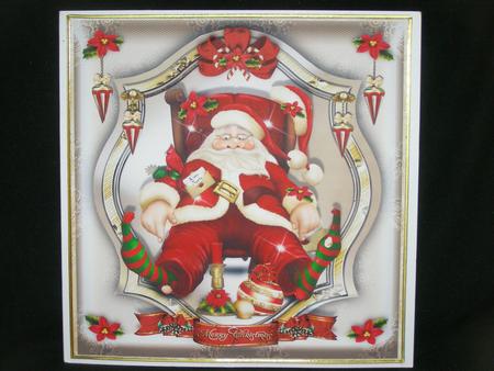 Christmas Santa Claus Card by Susan Smith