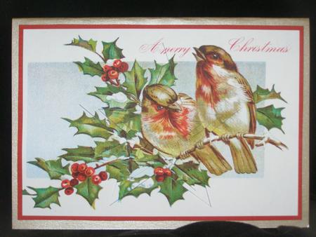 Vintage Christmas Birds Star Pyramid by Susan Smith