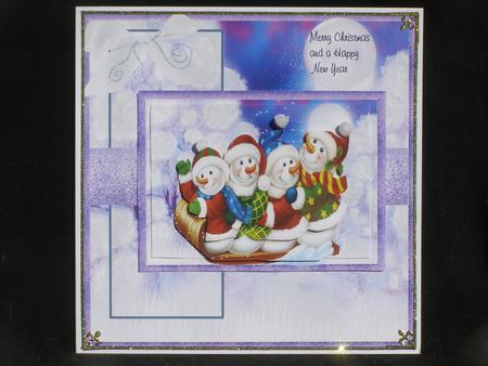 8x8 Christmas Snowmen Mini Kit by Susan Smith