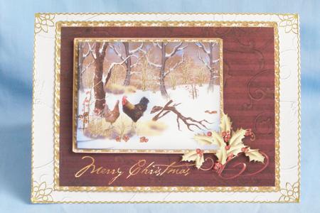 Winter Birds - Best of Both Worlds Card Front by Susan Smith