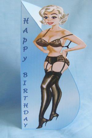 Men Only-tear Drop Card by Susan Smith