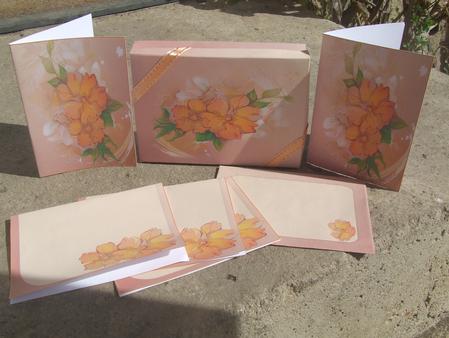 Fancy Floral Stationary Kit by Susan Smith