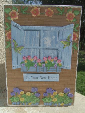 Window with Floral Window Boxes by Susan Smith