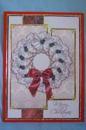 Gilded Christmas A4 Layered Card by Susan Smith
