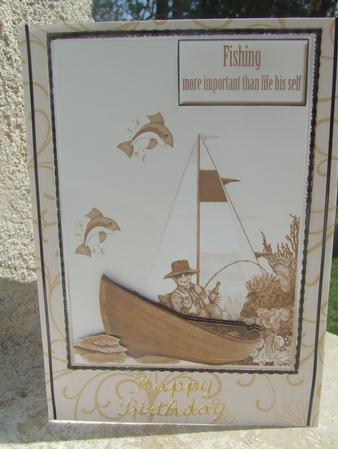 Fishing More Important Than Life Its Self Sepia by Susan Smith