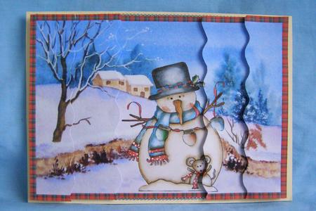 Sammy the Snowman and His Friend Wavey Side Stacker by Susan Smith