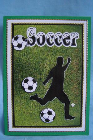Soccer Happy Birthday Congratulations Star by Susan Smith