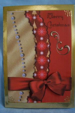 Christmas Layers Card Topper by Susan Smith