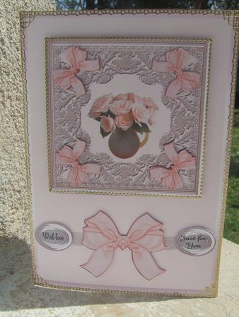 Pink Bows and Roses by Susan Smith