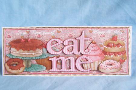 Eat Me - Dl + Yummy Decoupage by Susan Smith