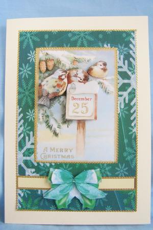 Vintage Christmas Birds by Susan Smith