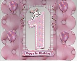 First Birthday - Pink by Susan Spencer