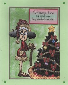 Stella's Stockings 5x7 by Susan Spencer