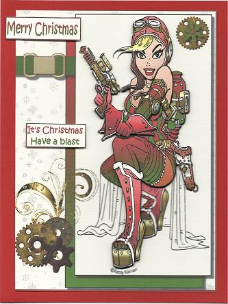 Steampunk Christmas Blaster by Susan Spencer