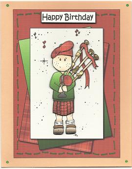 Hamish Mcbagpipe by Susan Spencer