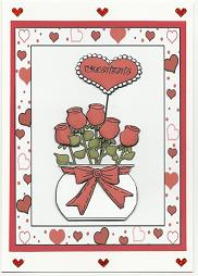 A Vase of Roses for Valentines by Susan Spencer