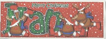 Xmas Large Dl Nan Quick Card N 3D Decoupage by Susan Spencer