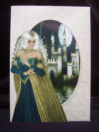 Medieval Moonlight A4 Card Front by Susan van Dijk