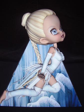 Winter Elf 3D Stand Up Pyramid Card Kit by Susan van Dijk