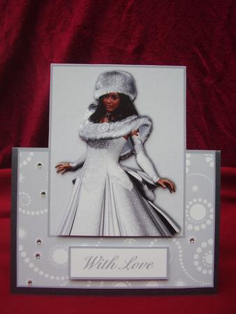 Winter Princess Over the Edge Card Kit by Susan van Dijk