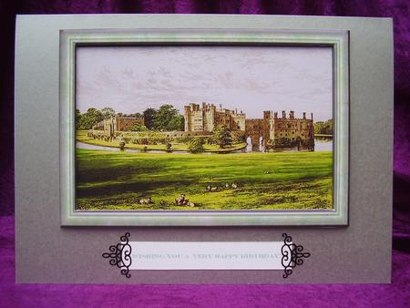Leeds Castle Kent England in 1875 Retirement New Home Birthd by Susan van Dijk