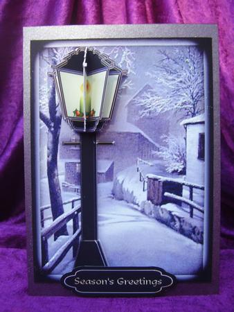 A Christmas Lantern to Light Your Way 3D Embellishment by Susan van Dijk