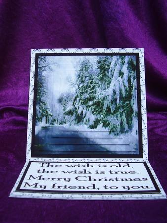 Winter Christmas Easel Card Kit by Susan van Dijk