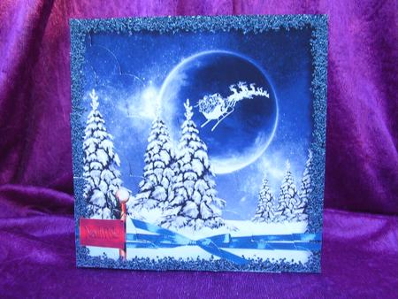 Santa Flying from the North Pole by Susan van Dijk