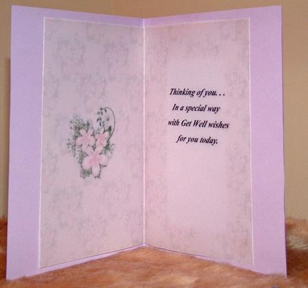 Floral Visage in Blush - Insert by Susan Wellhausen