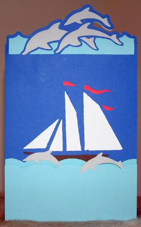 Sailing With Dolphins by Susan Wellhausen