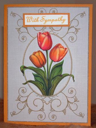 Tulips Decoupage by Susan Wellhausen