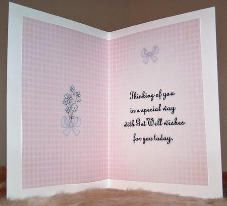 Pretty Gingham Insert A5 Portrait by Susan Wellhausen