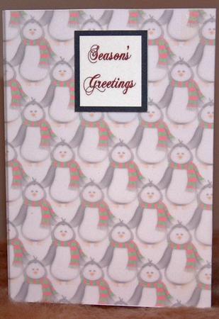 Jolly Penguin Vellum by Susan Wellhausen