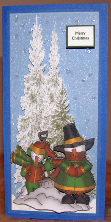 Snowmen Dl 4 Quick Card by Susan Wellhausen