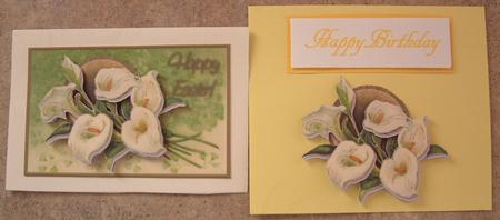 Easter Lillies Decoupage by Susan Wellhausen