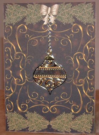 Christmas Plain Card Front 2 by Susan Wellhausen