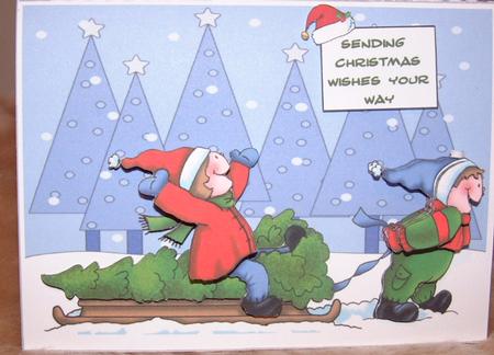 Sledging Playmates by Susan Wellhausen